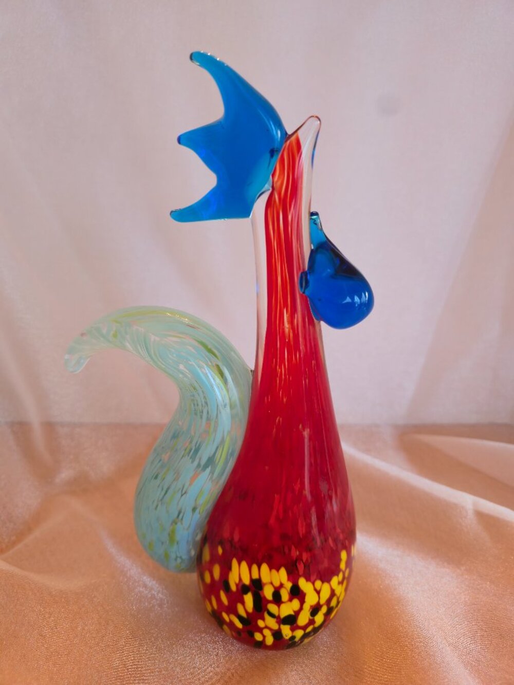 Fifth Avenue vintage blown glass rooster collectible art